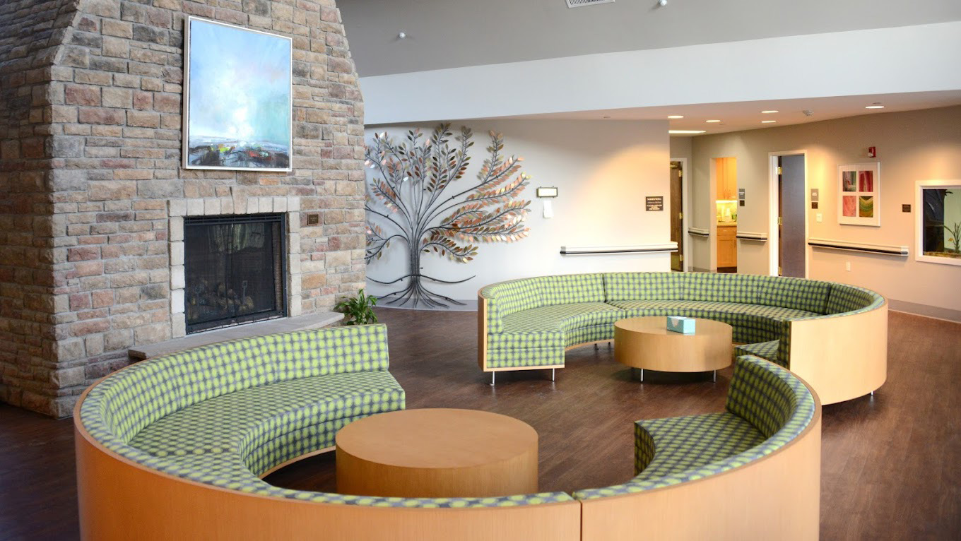 Lobby at the Kaplan Family Residence Center
